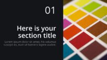 Oki - Multipurpose PowerPoint Template - Section Slide