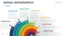 Radial Infographics for PowerPoint - 7 Layers (Style 2)