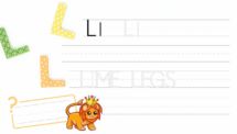 Learn ABC and Trace the Letter L - PowerPoint Worksheet