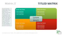 Titled Matrix-SmartArt-PowerPoint