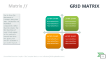 Grid Matrix-SmartArt-PowerPoint