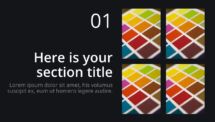 Oki - Multipurpose PowerPoint Template - Section Slide