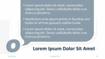 Speech Bubbles PowerPoint Template - SWOT Analysis - Opportunities