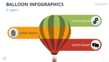 Balloon with 3 Layers for PowerPoint and Google Slides