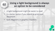 Dark Pro PowerPoint Template - Title and Content Slide (Light)
