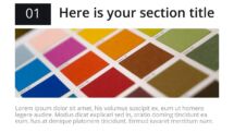 Oki - Multipurpose PowerPoint Template - Section Slide
