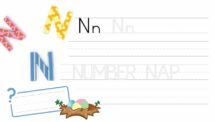 Learn ABC and Trace the Letter N - PowerPoint Worksheet