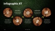 Wooden Logs PowerPoint Template - Infographic Alternating Process