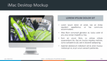 Free PowerPoint Mockup iMac