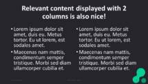 Dark Pro PowerPoint Template - 2 Columns