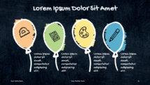 Doodles Template for PowerPoint - Balloons