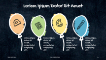 Doodles Template for PowerPoint - Balloons