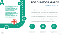 PowerPoint Infographics - Corner Road A