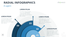 Radial Infographics for PowerPoint - 4 Layers (Style 3)