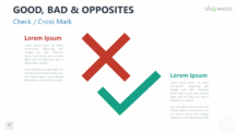 Check and Cross Mark for PowerPoint and Google Slides