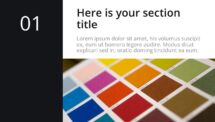Oki - Multipurpose PowerPoint Template - Section Slide