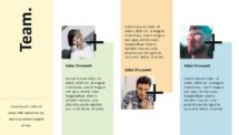 Plus Template for PowerPoint - 3 Pictures (Alternating)