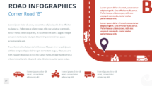 PowerPoint Infographics - Corner Road B