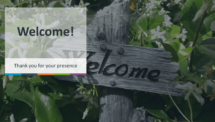 Free PowerPoint Welcome slide template