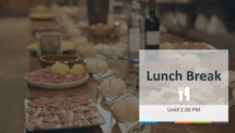 Free PowerPoint Lunch Break slide template