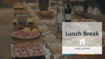 Free PowerPoint Lunch Break slide template