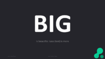 Dark Pro PowerPoint Template - Big Letters