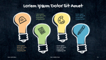 Doodles Template for PowerPoint - Light Bulbs