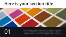 Oki - Multipurpose PowerPoint Template - Section Slide