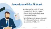 Cartoon Business PowerPoint and Google Slides Template - Theme 18 Content and Title