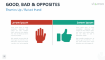 Thumbs-Up and Down for PowerPoint and Google Slides