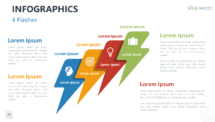 PowerPoint Infographic Element - 4 Flashes
