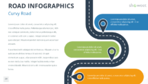 PowerPoint Infographics - Curvy Road