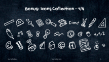 Doodles Template for PowerPoint - Icons (1/4)