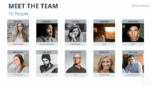 Meet the team for PowerPoint - 10 People