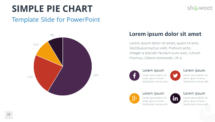 Simple Pie Chart PowerPoint Template