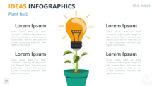 Ideas - Infographics for PowerPoint - Plant Bulb