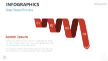 PowerPoint Infographic Element - Step-Down Process