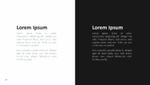 White and Black Opposites for PowerPoint and Google Slides