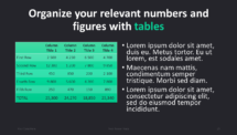 Dark Pro PowerPoint Template - Table (Example)