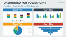 Dashboard PowerPoint Template - Example 20 with Title Banners