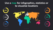 Dark Pro PowerPoint Template - Map (Example)