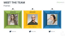 Meet the team for PowerPoint - Frames