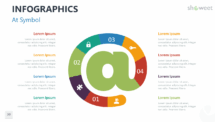 PowerPoint Infographic Element - At Symbol