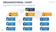 Organization Chart with Photos for PowerPoint - Design 4