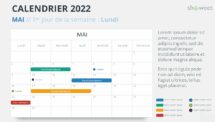 Calendrier Mai 2022 PowerPoint
