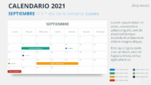 Calendario 2021 PowerPoint - Septiembre 2021