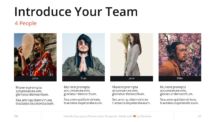 Oki - Multipurpose PowerPoint Template - Introduce your Team (4 Pictures)