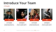 Oki - Multipurpose PowerPoint Template - Introduce your Team (4 Pictures)