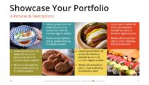 Oki - Multipurpose PowerPoint Template - Portfolio Showcase with 4 Pictures