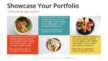 Oki - Multipurpose PowerPoint Template - Portfolio Showcase with 4 Pictures